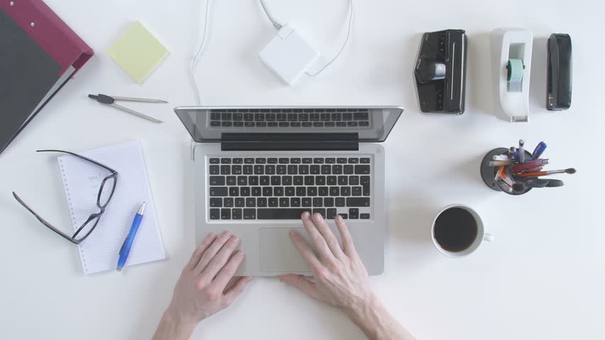 Stock Video Of Top View Desk With Office 15683248 Shutterstock Visually Similar Footage