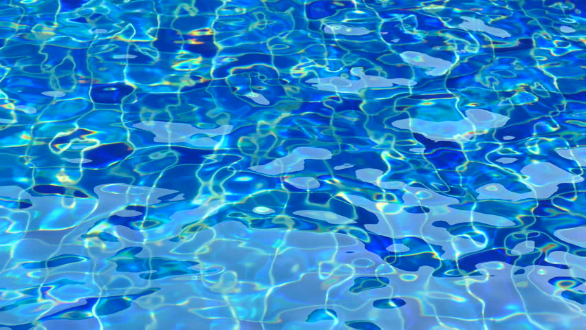 Turquoise Water In Pool, Abstract Background. 4K UHD. Stock Footage