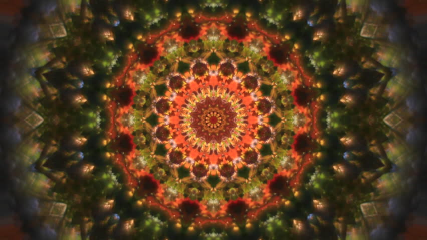 Colorful Kaleidoscopic Nature Vibration Stock Footage Video 33569212 ...