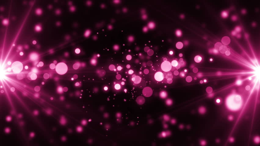 Space Pink Background With Particles Stock Footage Video 100