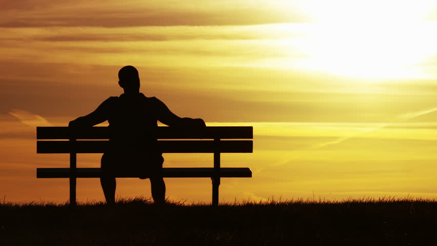 4k Silhouette Of A Man Stock Footage Video 100 Royalty Free