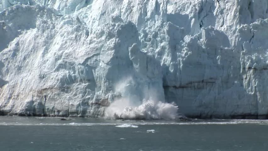 Header of glacier