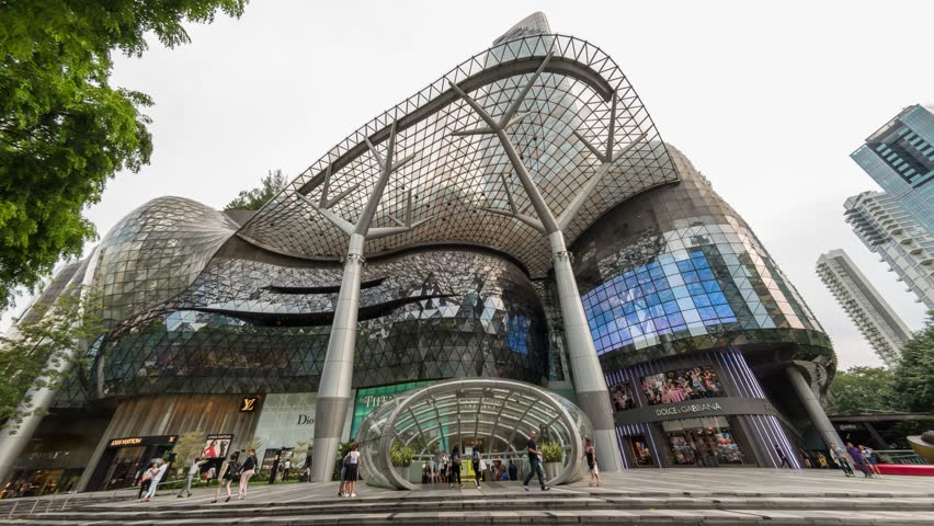 Orchard Road Singapore May Stock Footage Video 100 Royalty