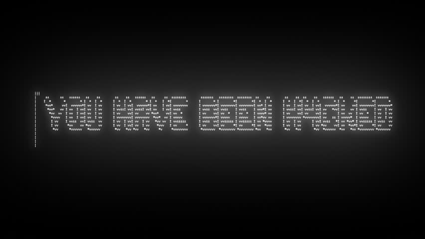 ASCII Text Reveal Virus Detected White / Virus Detected ASCII Message ...