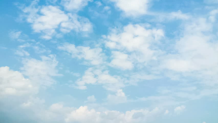 Time Laps. White Clouds At Midday Stock Footage Video 723208 | Shutterstock