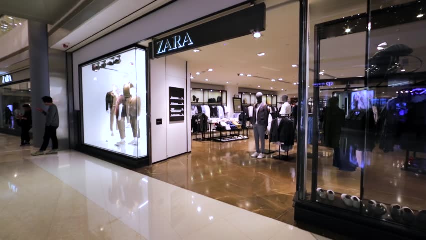 Zara Store In Hong Kong Mall A