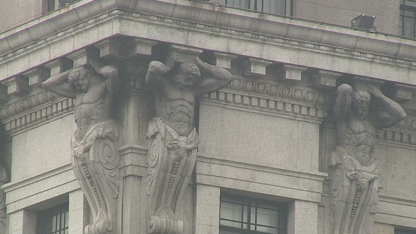 Header of entablature