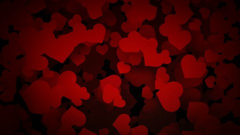 Flying Red Valentines Hearts Background Hd Stock Footage Video (100%  Royalty-free) 1861627 | Shutterstock