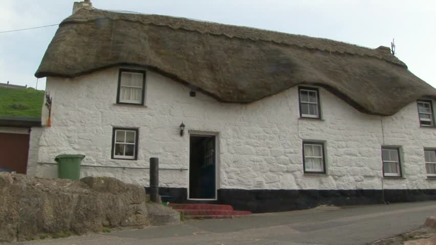 Tinker Tailor Cottage Sennen Cove Stock Footage Video 100