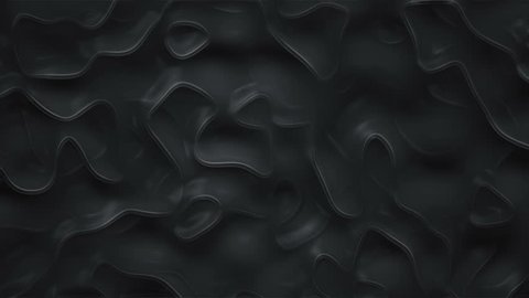 Abstract background with animation of ripples in organic surface. Animation of seamless loop.