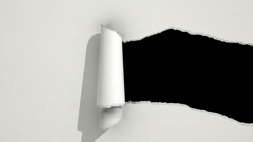 Ripping Wrapping Paper Animation With Matte. Stock Footage Video ...