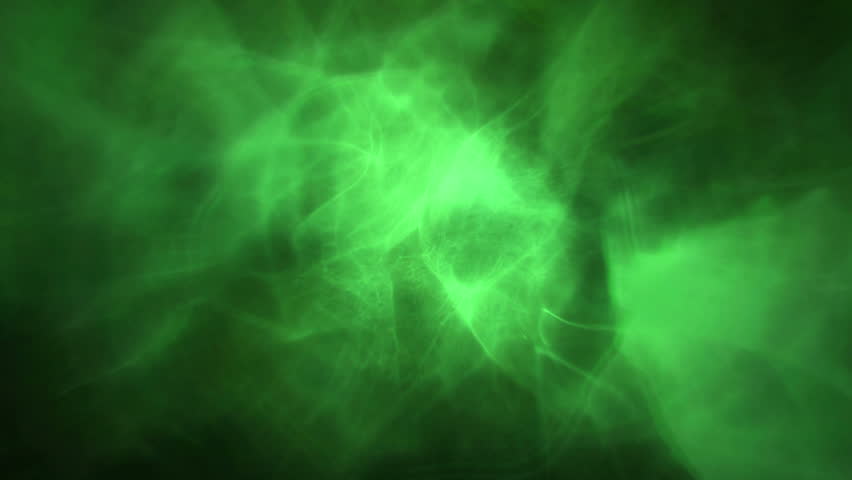 Green Cloud Smoke Ink On Water On White Royalty Free Video 9646