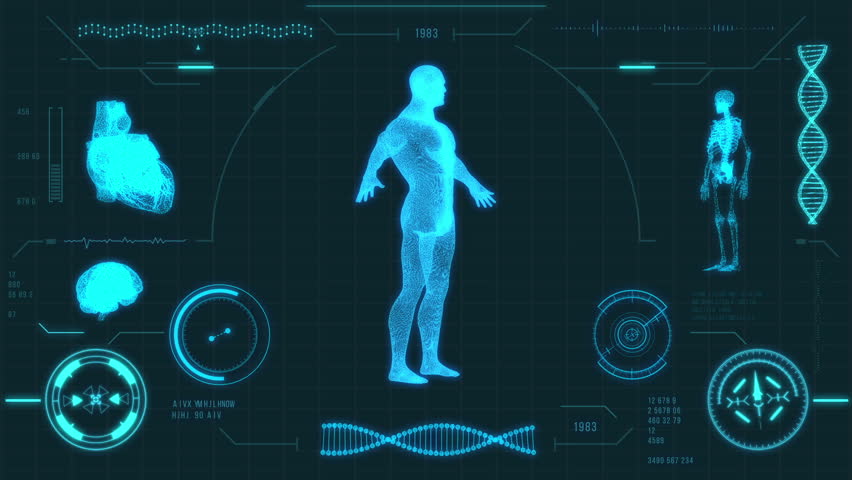 Blue Futuristic Medical User Interface Videos De Stock 100 Libres