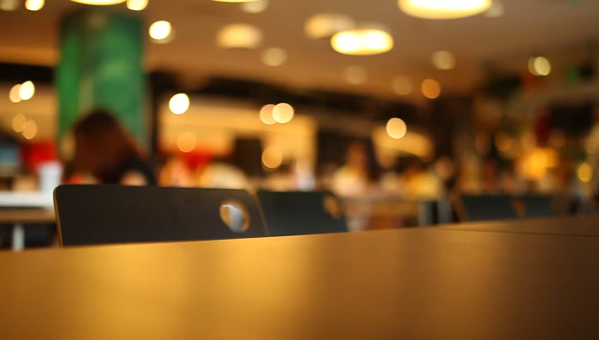 Blurred Background Of Coffee Shop With Vintage Filter Blurred Background Of Coffee Shop With Vintage Filter