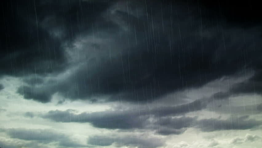 Storm Rain Clouds Rain Drops Stock Footage Video (100% Royalty-free ...