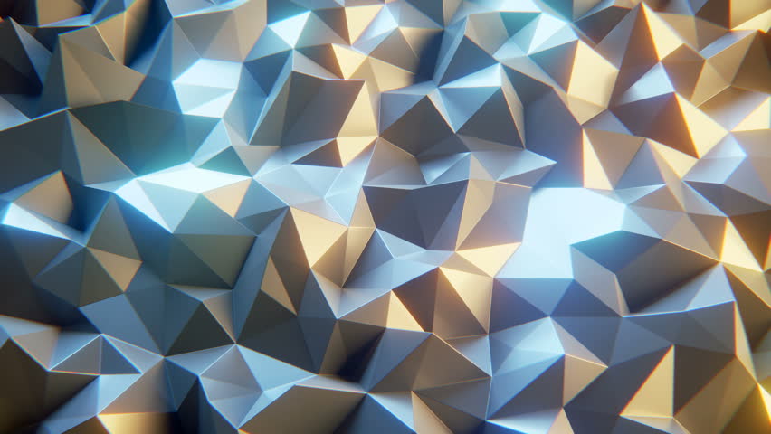 Macro Animation Of Blue Diamond Rotation With Glowing Rays. Looping HQ ...