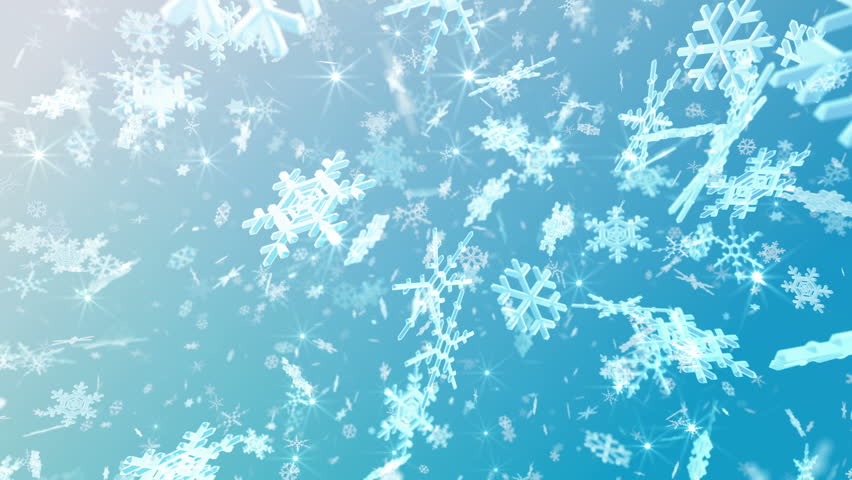 1080p HD Stock Video Background Of Snowflakes Falling From The Sky ...