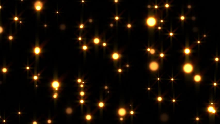 Looped Sparkling Motion Animation With Hot Sparks, Particles On Red ...