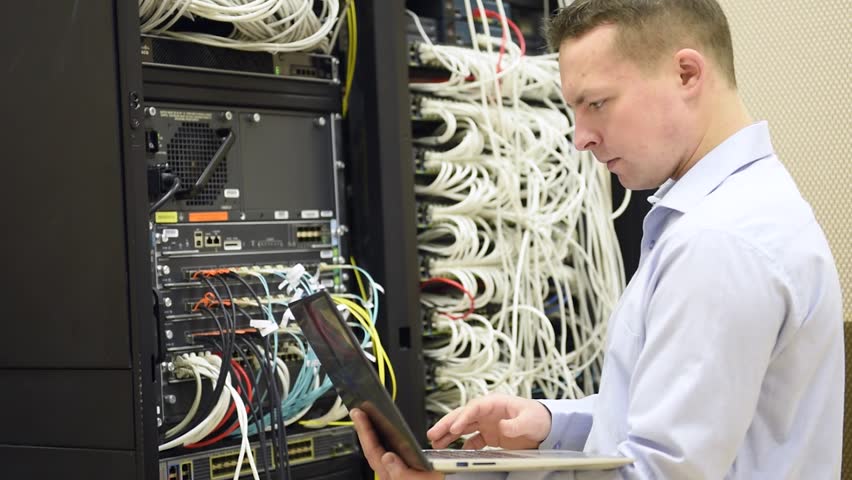 Network Engineer Stock Photo