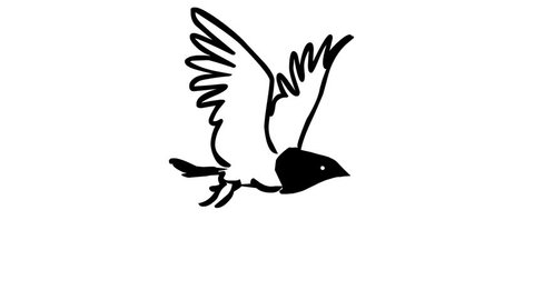 Flying Bird Loop Animation Stock Footage Video (100% Royalty-free) 2362127  | Shutterstock