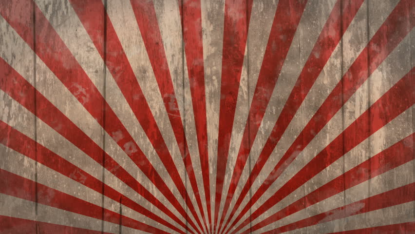 Freak Show Vintage Striped Wooden Stock Footage Video (100% Royalty