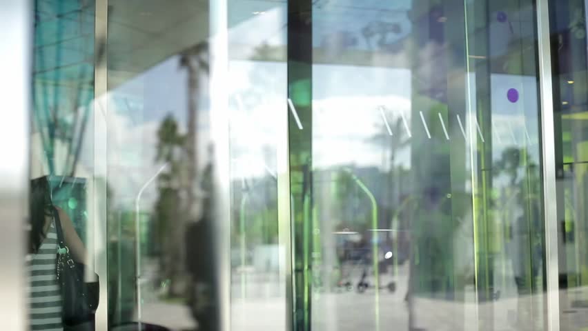 People Using Automatic Revolving Glass Stock Footage 100 Royalty Free 25496117 Shutterstock