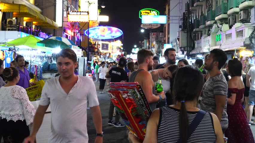 PATTAYA, THAILAND - NOVEMBER 15, 2014: Walking Street Is Red-light ...