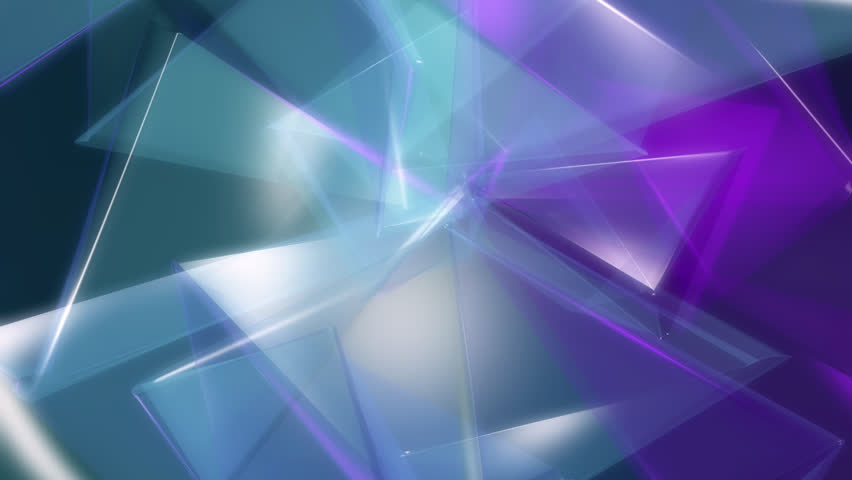 Background of Multicolored Translucent Triangles Stock Footage Video ...