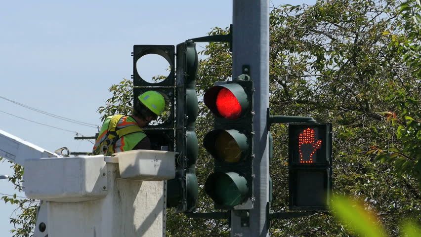 Stock Video Of Vancouver Bc Canada June 2018 A 27638461 Hd00 17vancouver Bc June 2018 A Traffic Light Technician Carefully Repairs Broken Signal By Replacing The Old Bulbs With New Ones In City Of