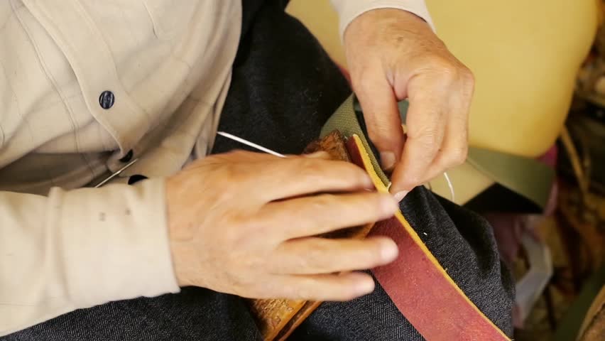 Saddler Saddle Manufacture Leather Goods Stock Footage Video 100 Royalty Free 27651427 Shutterstock