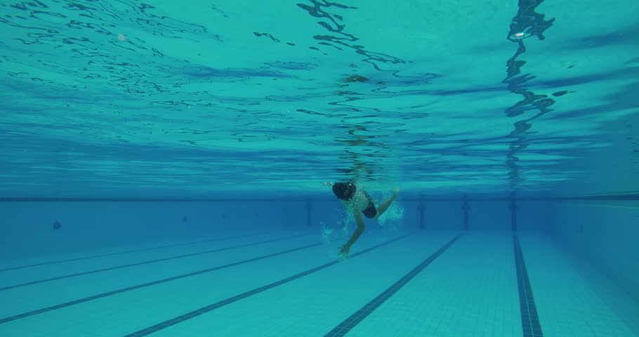 Olympic Swimming Pool Underwater empty olympic swimming pool underwater with surface ripples stock Olympic Swimming Pool Underwater empty olympic swimming pool underwater with surface ripples stock