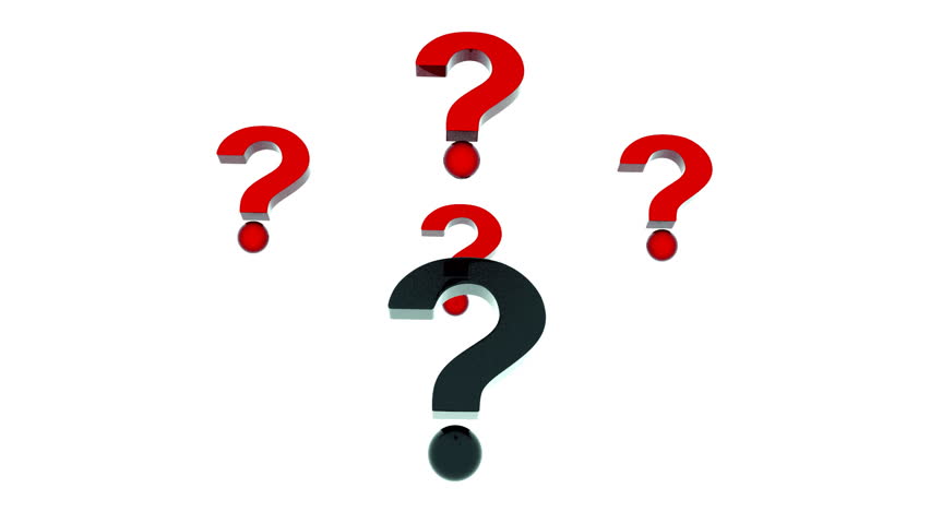 Знак вопроса анимация на прозрачном фоне для презентации