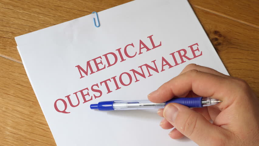 Header of questionnaire