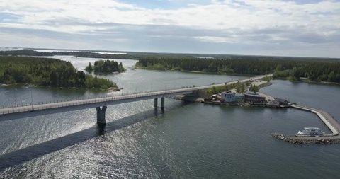 Aerial 4k Train Bridge Orbit Stock Footage Video 100 Royalty