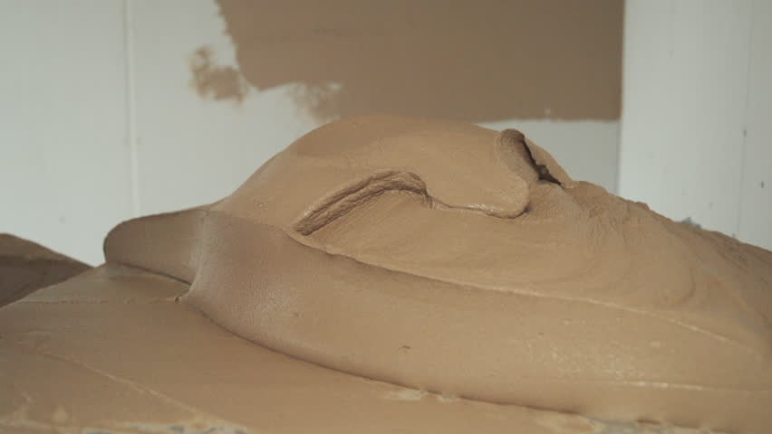 Header of plaster