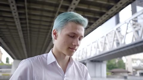 Short Punk Hairstyles Male Hairstyles Stock Video Footage 4k And