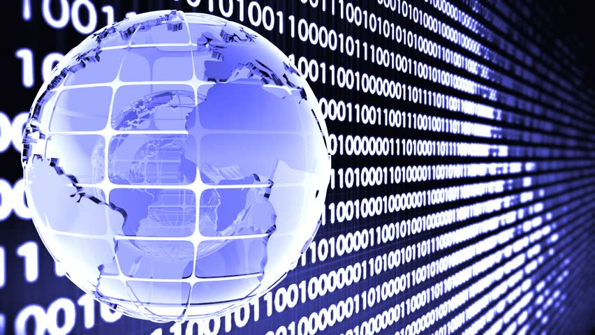 Stock video of abstract background of binary code with | 30371017 ...
