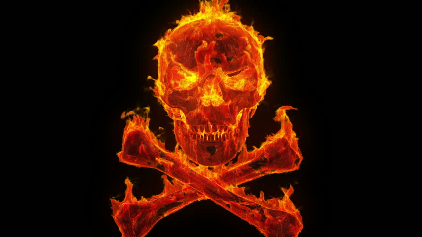 Burning Metal Skull Stock Footage Video 3011566 | Shutterstock