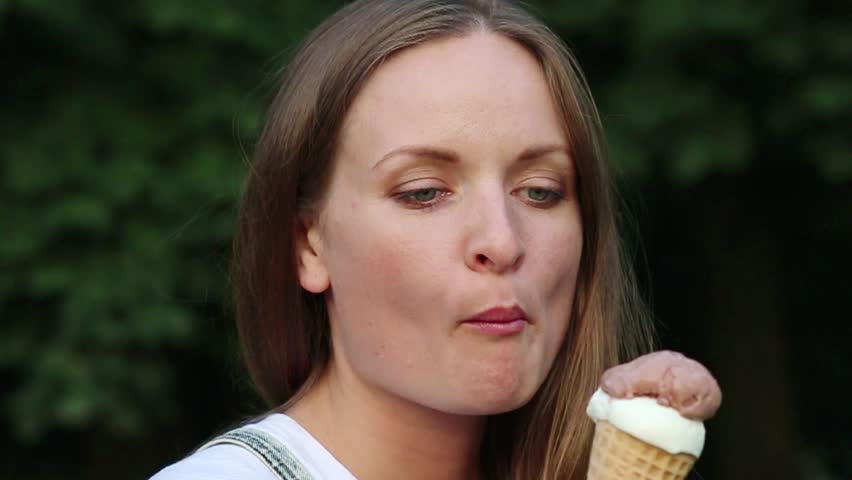 Young girls lick ice cream excellent All above Young girls lick ice cream