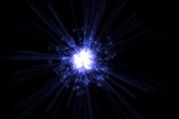 Glowing Ball Of Light With Particles. Stock Footage Video 557095 ...