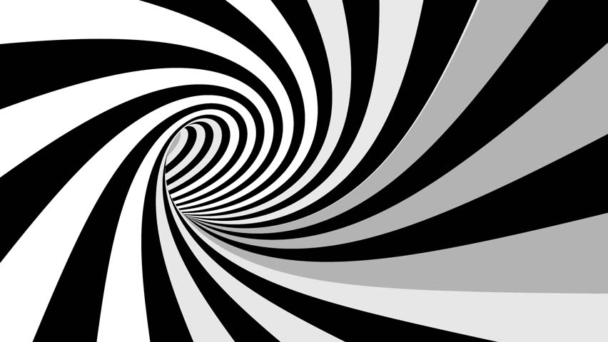 Hypnotic Spiral Illusion Seamless Looping Stock Footage Video (100% ...