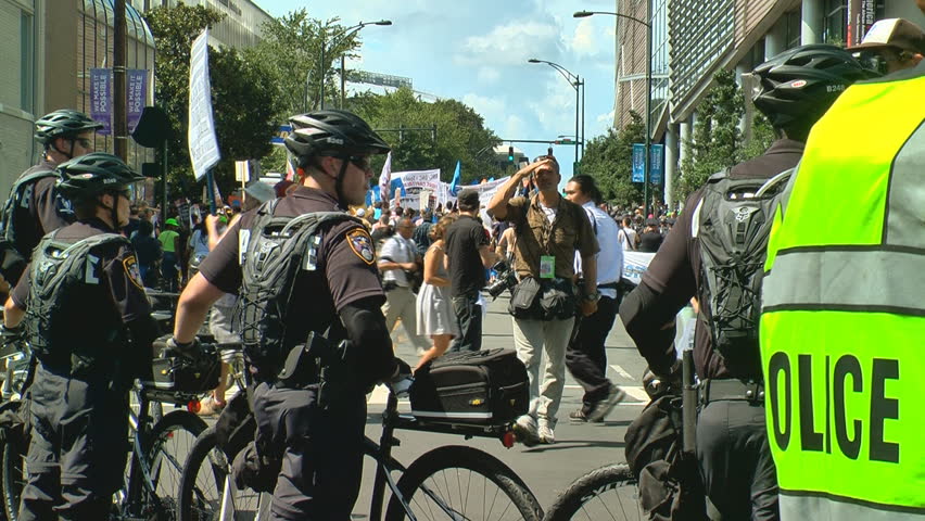 NEW YORK - FEB 15, 2015: FDNY Firefighters Talking In Group Huddle Down
