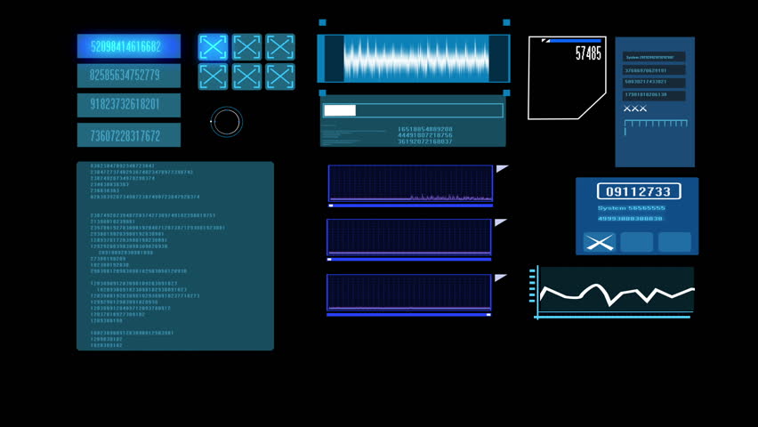 Computer Screen Graphic, if You Stock Footage Video (100% Royalty-free