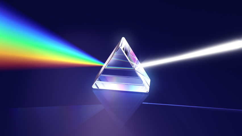 prism separating white light