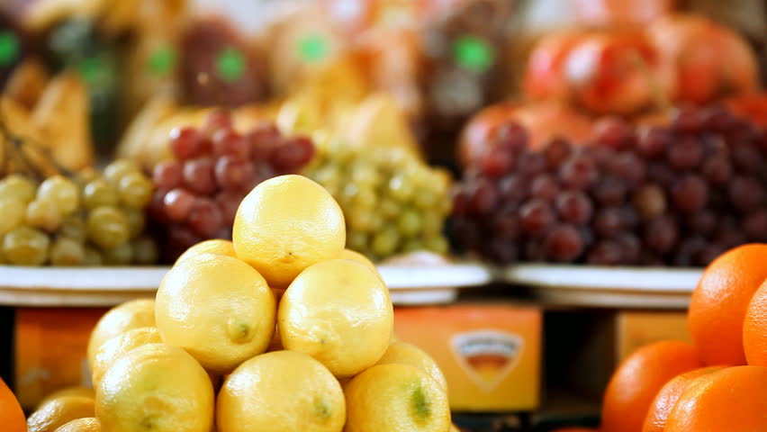 Beautiful dynamic view of healthy fruits food