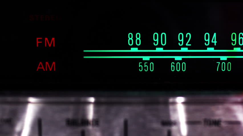 On Air Sign With A Radio/tv Announcer In The Background Stock Footage ...