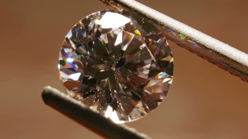 Diamond Seen Close Up With Stock Footage Video 100 Royalty Free