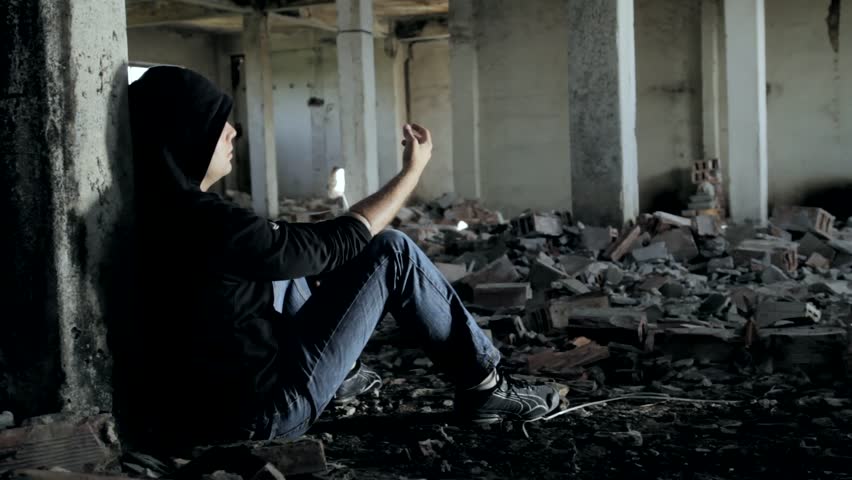 Drug addict and abandonment