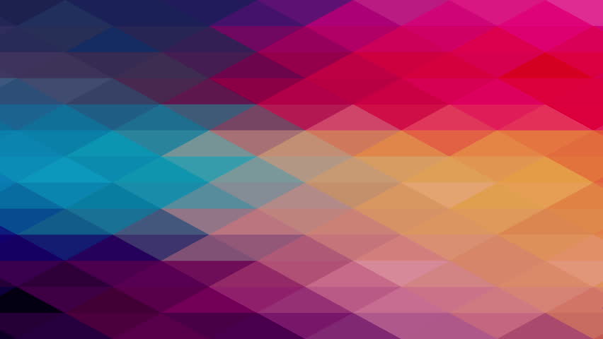 Triangles Hipster Animation Retro Pattern Stock Footage Video