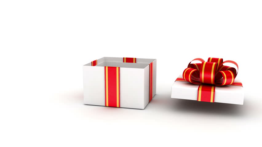 Gift Boxes Opening. 3D Animation Of 6 Different Christmas Gifts With